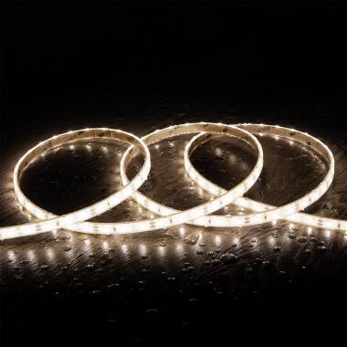 LED Streifen dimmbar 220V SMD2835 Gleichrichter Silicone FLEX IC-2 Parallelen 120LED/m IP65 Breite 12mm Schnitt 10cm nach Maß