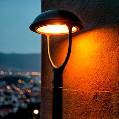 LED-Straßenleuchte 60W Bernstein Aventino LUMILEDS PHILIPS Xitanium Dimmbar 1-10V