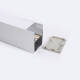 Image of Sixe Aluminium Surface & Suspended Profile with Continuous Cover for LED Strip up to 22mm