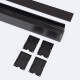 Bild von Aluminiumprofil Sixe Oberfläche und Aufhängung mit durchgehender Abdeckung für LED Streifen bis 22mm
