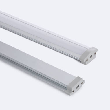 Aluminiumprofil Wasserdicht IP65 Einbau 2m für LED Streifen bis zu 8 mm