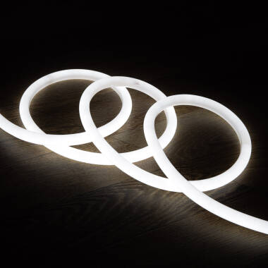 Product 220V AC Cool White Dimmable Round 360 LED Neon Strip 120LED/m Custom Length IP67