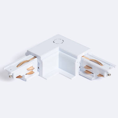 Verbinder 'Right Side' Typ L für 3-Phasenstromschiene DALI Track Einbau Aluminium