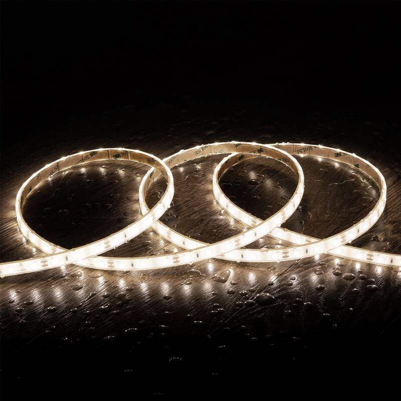 Bild von LED-Streifen Dimmbar 220V SMD Selbstgleichrichtend 120 LED/m 17W/m 2040lm/m SILICONE FLEX Breite 12mm Schnitt 10cm IP65 nach Maß