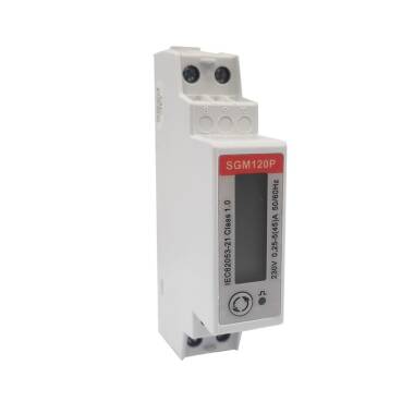Energiemeter Eenfase Directe Energie 40A  met RS485-cCmmunicatie MAXGE