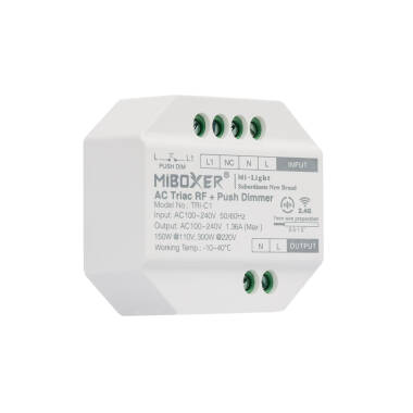 Ściemniacz LED TRIAC RF Kompatybilny z Przyciskiem MiBoxer TRI-C1