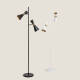 Image de Lampadaire Métal 2 Spots Jigger