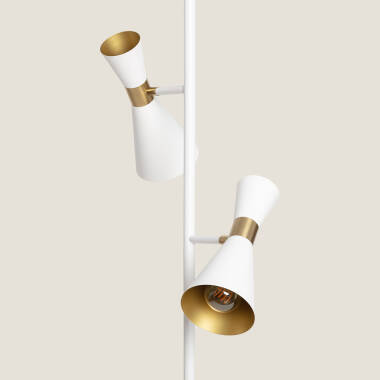 Immagine di Lampada da Terra Metallo 2 Faretti Jigger