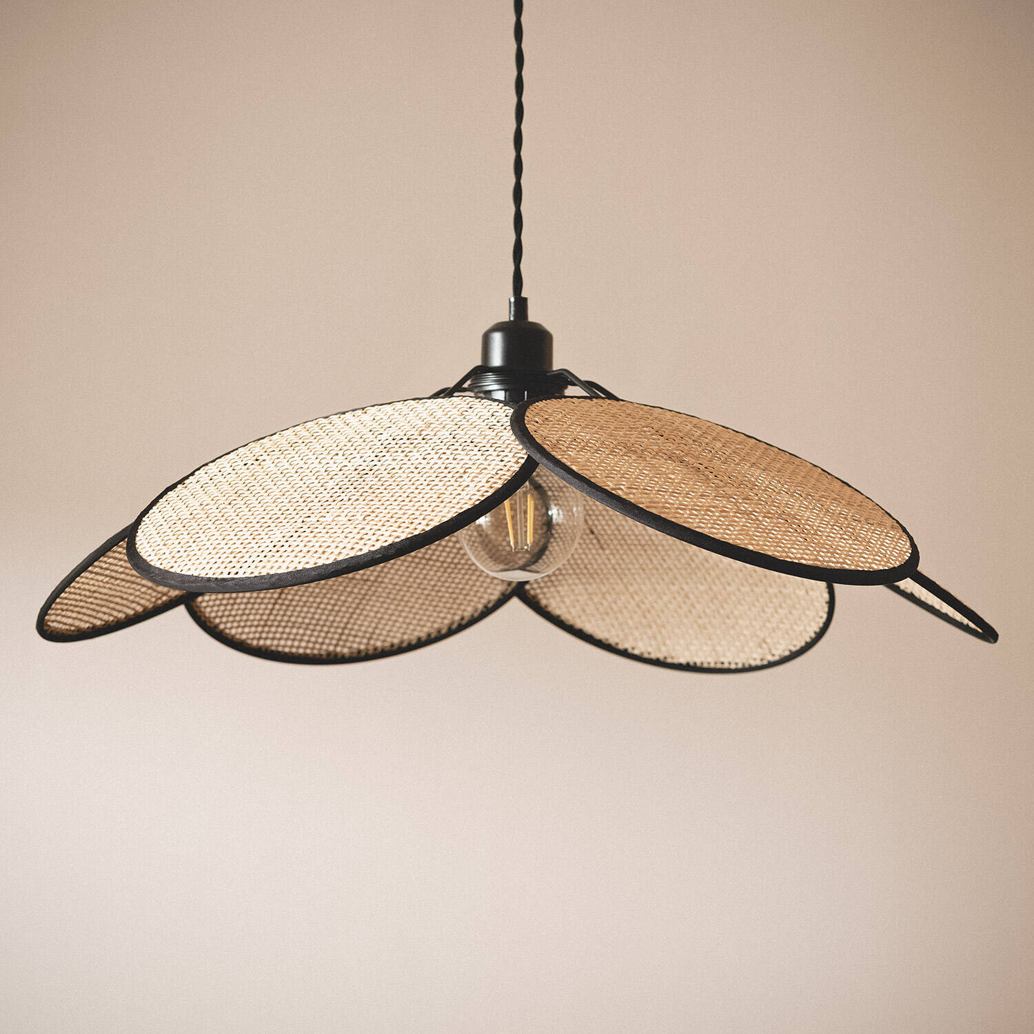 Lampa Wisząca Ratanowa Nirvana - widok 2