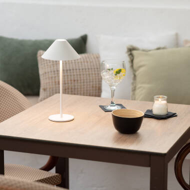 Afbeelding van LED-Tafellamp Outdoor van Metaal, met oplaadbare USB-Batterij van Kivuli