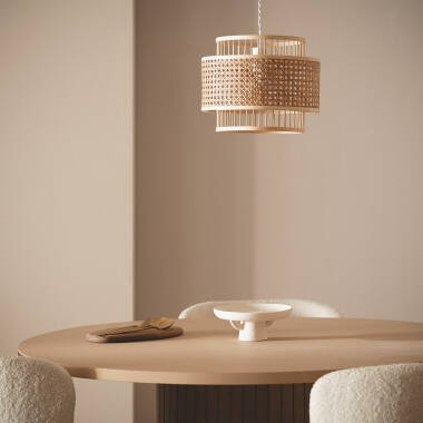 Bild von Pendelleuchte Rattan Syros