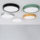 Image de Plafonnier LED 18W Rond Aluminium Ø210 mm Slim CCT Sélectionnable Galán SwitchDimm