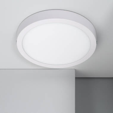 LED-Deckenleuchte 18W Rund Aluminium Ø210mm Slim CCT Wählbar Galán SwitchDimm