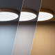 Image de Plafonnier LED Rond Bois et Aluminium 36W CCT Sélectionnable Semi-Dari Ø500 mm