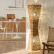 Image de Lampadaire Fibres Naturelles Bijie