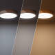 Image de Plafonnier LED Rond Bois et Aluminium 18W CCT Sélectionnable Semi-Dari Ø320 mm