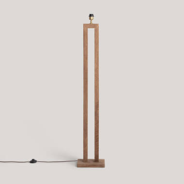 Lampenfuß Stehlampe aus Holz Abner