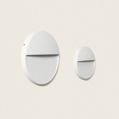 Image of 3W Jade Round Surface Outdoor CCT Selectable LED Wall Light