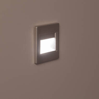 Image of 1.5W Randy Recessed Wall LED Spotlight in Grey Image of 1.5W Randy Recessed Wall LED Spotlight in Grey