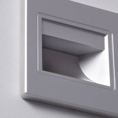 Image of 1.5W Randy Recessed Wall LED Spotlight in Grey Image of 1.5W Randy Recessed Wall LED Spotlight in Grey