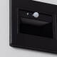 Image de Balise Murale LED Encastrable Bark 1.5W Noire avec Capteur PIR 