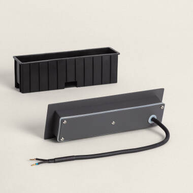 Image of 3W Antracita Lane Outdoor Recessed Wall Spotlight