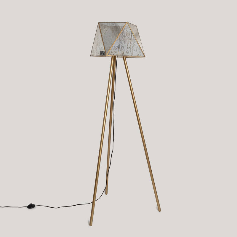 Afbeelding van Staande Lamp  Metaal Glas  Mattina