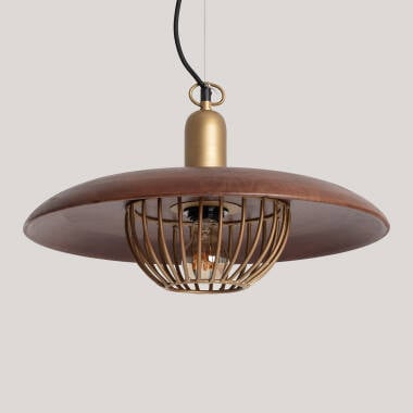 Hanglamp  Metaal en Glas  Alika