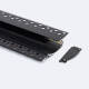 Produkt von Aluminiumprofil Einbau in Gips/Pladur 2m für LED Streifen bis 12mm