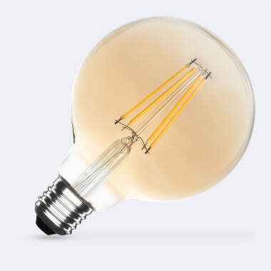 E27 Dimmable Filament LED Bulb 8W G95 750 lm Gold