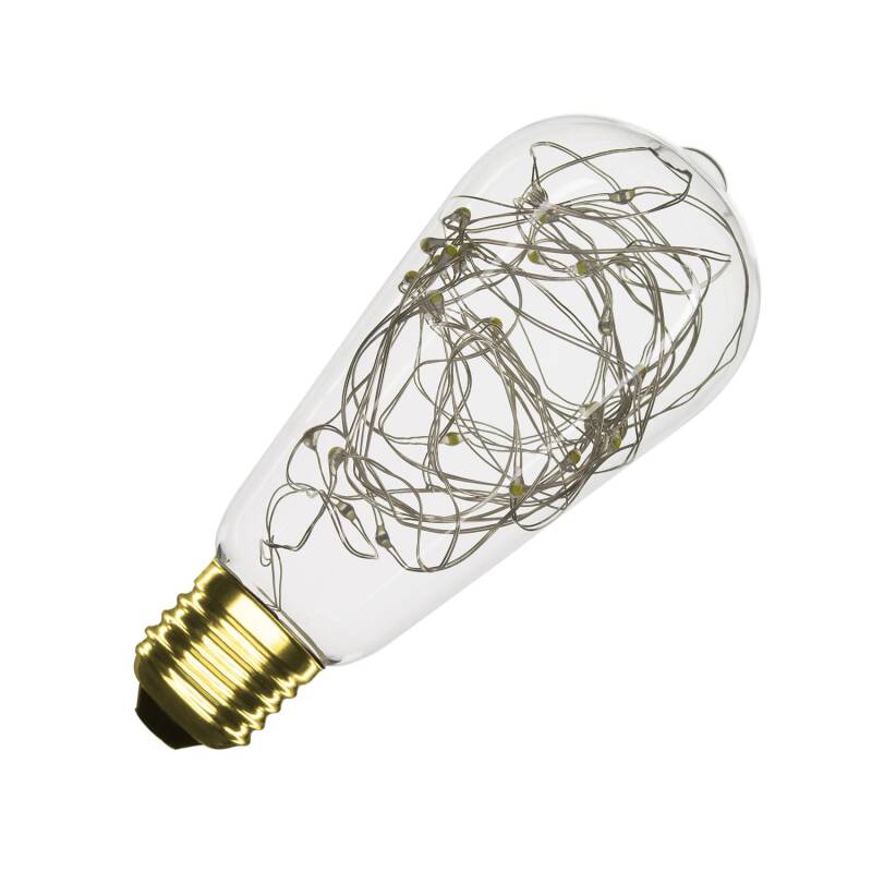 Image de Ampoule LED Filament E27 1.5W 80 lm ST64