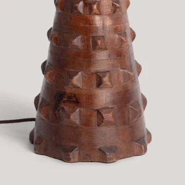 Image of Samesh Wooden Table Lamp ILUZZIA