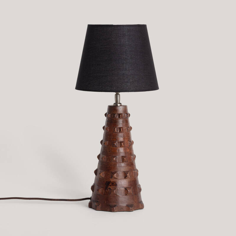 Image of Samesh Wooden Table Lamp ILUZZIA