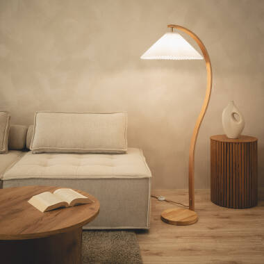 Stehlampe Holz Luanda