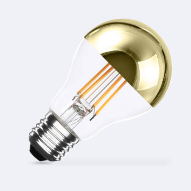 E27 8W Dimmable LED Filament Bulb A60 800 lm Gold Reflect
