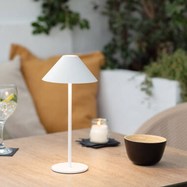LED-Tischlampe 3W Tragbar für Außen mit wiederaufladbarer Batterie USB Kivuli
