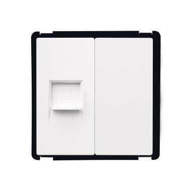 Prise RJ45 Internet + Obturateur Modern