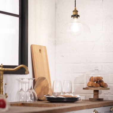 Springsteen Metal and Glass Pendant Lamp