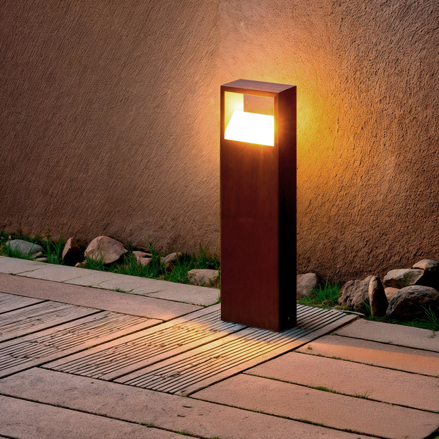 Lampa Ogrodowa LED Zewnętrzna 9W Naziemna 50cm z Aluminium Sheffield - widok 2