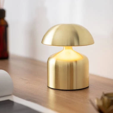 Lampe à Poser LED Portable avec Batterie USB Rechargeable Métal Ibbie