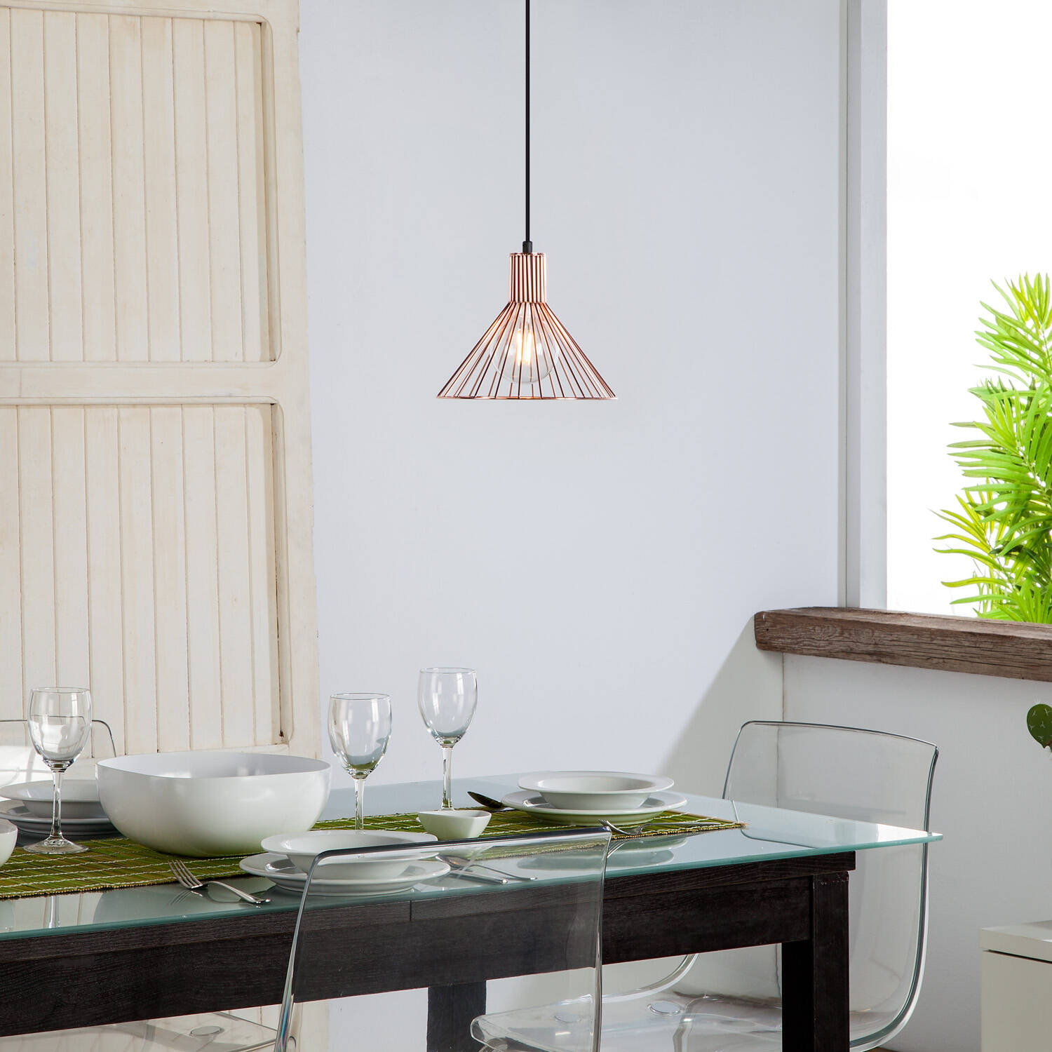 Lampa Wisząca Metalowa Sakur
