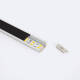 Image of Aluminium Recessed Profile with Continuous Cover for Double LED Strips up to 18mm