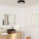 Image de Plafonnier Extérieur Rond Curio IP65 Noir 