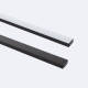 Bild von Aluminiumprofil Aufbau für LED Streifen bis 20 mm mit durchgehender Abdeckung