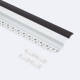 Bild von Aluminiumprofil Gipseinbau für LED Streifen bis 20mm mit durchgehender Abdeckung