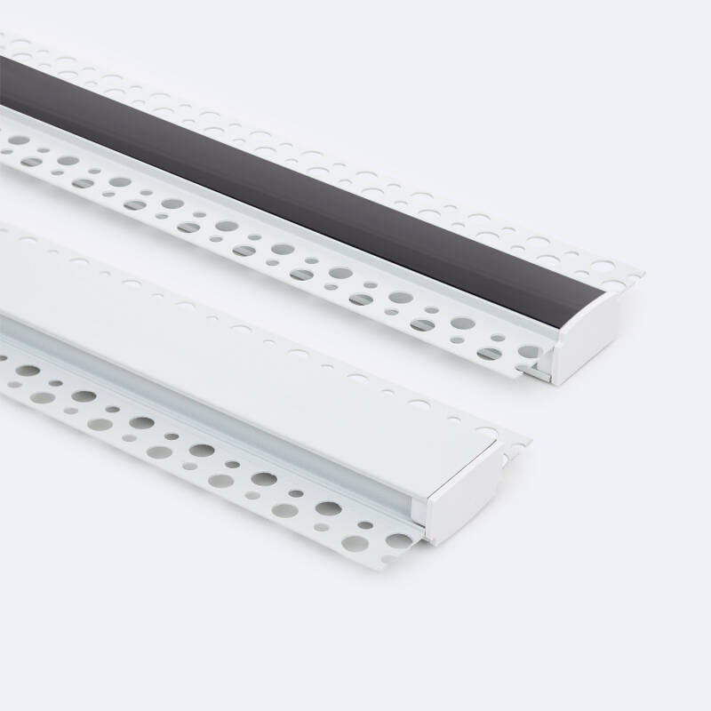 Obrázek Hliníkový Profil pro Sádrokarton/Omítky pro LED Pásky do 20 mm se Souvislým Krytem