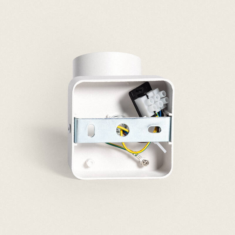 Afbeelding van Plafondlamp Richtbaar Aluminium   Cora 1 Spot Wit
