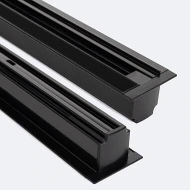 Rail Triphasé DALI Track Encastré Aluminium pour Spots LED 1 Mètre