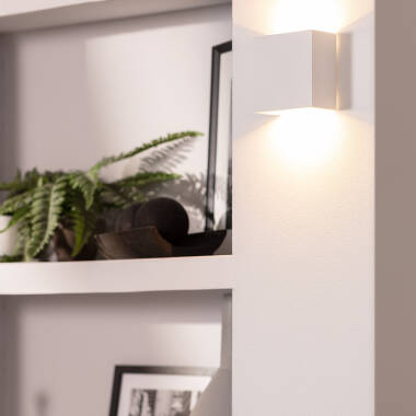 Bild von LED-Wandleuchte 7W Gips Doppelseitige Beleuchtung Esmeralda