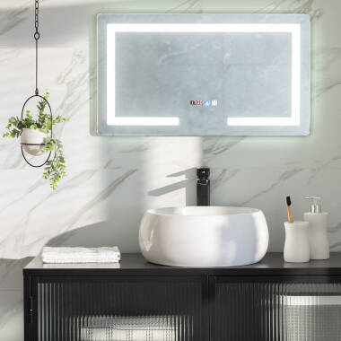Seona Tactile Anti-fog LED Mirror 40x70cm